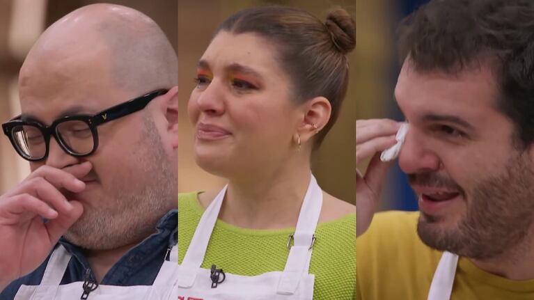 La emoción de los finalistas de MasterChef al recibir una sorpresa especial, en medio de la cuenta regresiva para la gran final