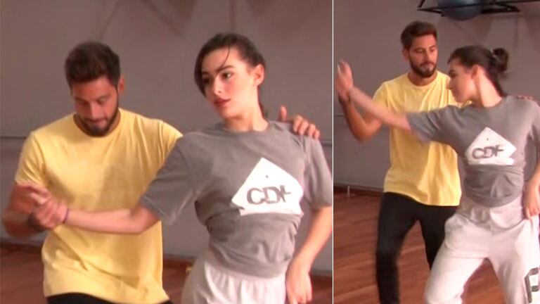 El primer ensayo de Nico Occhiato para el Súper Bailando