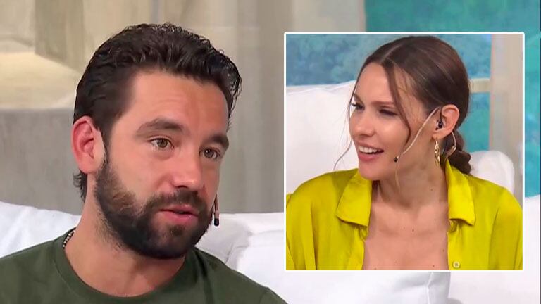Agustín "Cachete" Sierra sorprendió a Pampita con un reproche íntimo en vivo