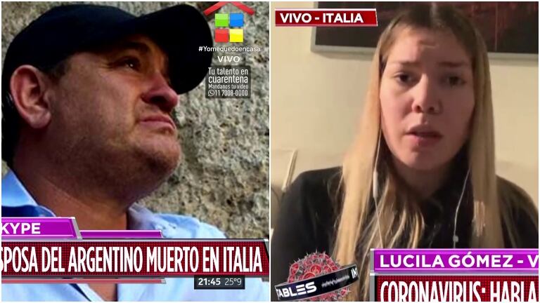 Habló Lucila Gómez, la viuda del sexto argentino que murió por coronavirus