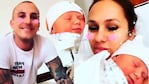 ¡Un amor! El Polaco mostró las primeras sonrisas de su hija recién nacida, Abril