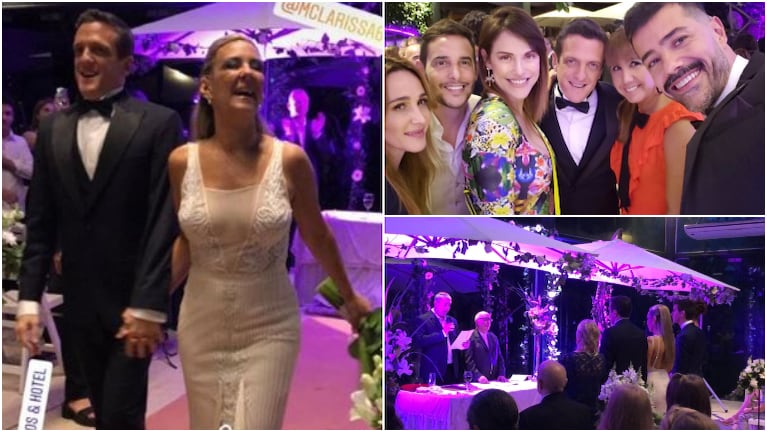 Mauro Szeta y Clarissa Antonini se casaron: los videos de la fiesta