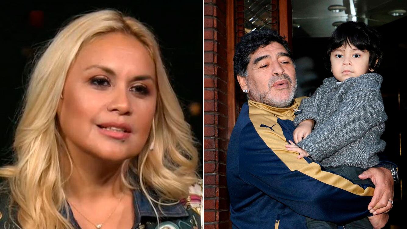 Verónica Ojeda reveló que Maradona se reencontró con Dieguito Fernando: "Rompió la cuarentena y le dio un abrazo"