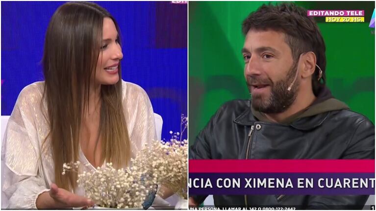 Pampita puso en aprietos a Gustavo Conti en Pampita Online y reveló que le comenta las fotos en Instagram