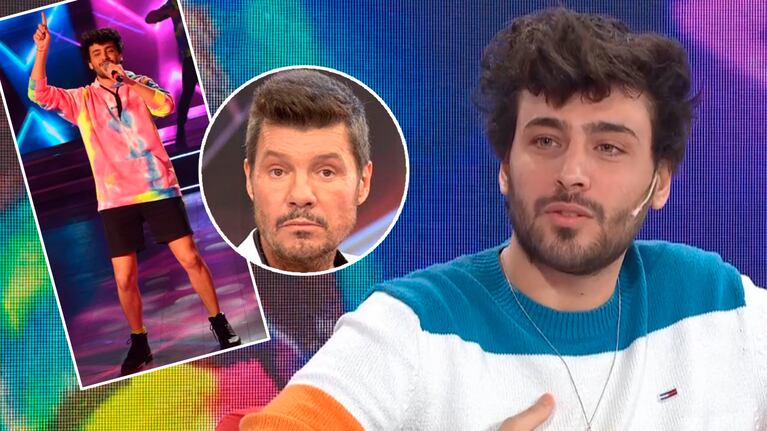 Lizardo respondió a la crítica de Tinelli por su look en Cantando 2020: "Que lo diga en la pista" 