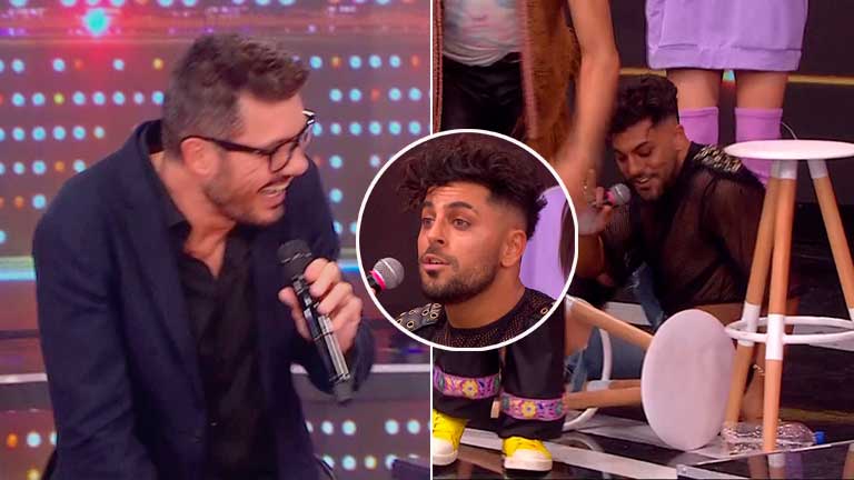 El blooper de Facu Mazzei que hizo reír a Marcelo Tinelli en La Academia