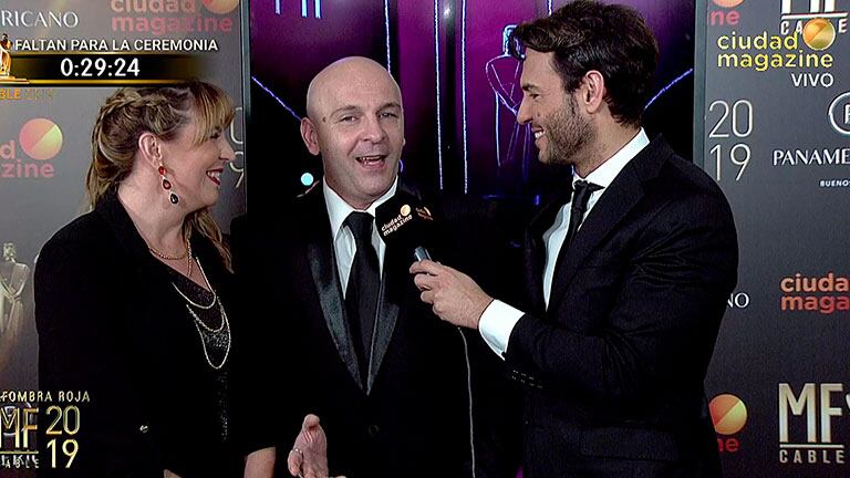 Alexis Puig y Lola Cordero hablaron de sus 16 años de amor en los Martín Fierro de Cable 2019