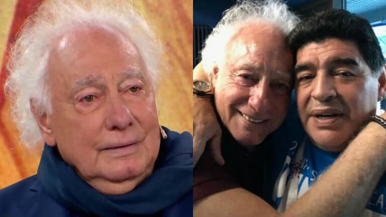 Guillermo Coppola, a flor de piel, al recordar cómo se enteró de la muerte de Maradona: "No lo asimilé, me reclamo no haber hecho algo por Diego"