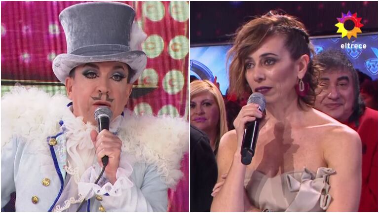 Lolo Rossi se cruzó con Aníbal Pachano en el Súper Bailando