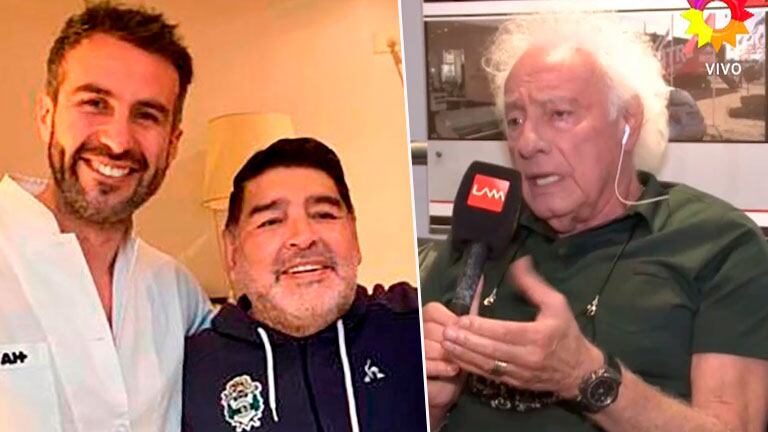 ¡Indignado! Guillermo Coppola le soltó la mano a Leopoldo Luque, tras sus polémicos audios sobre Diego Maradona