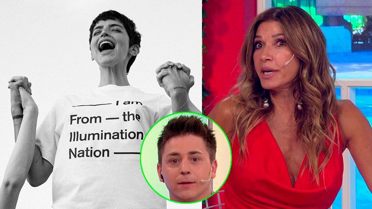 Cuánto cuesta la remera estampada que usa Calu Rivero