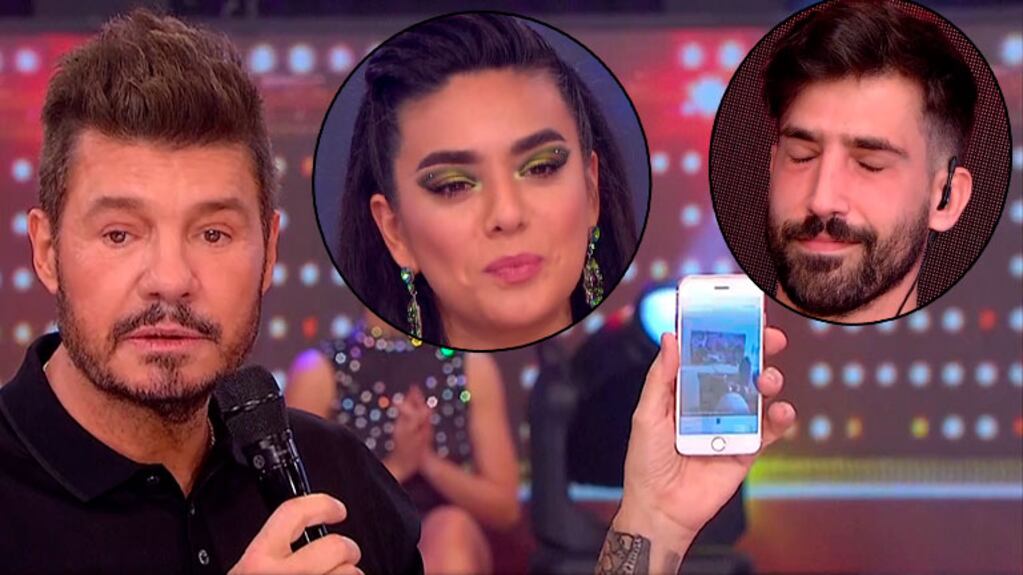 Marcelo Tinelli mostró los chats entre Ángela Leiva y un productor de La Academia