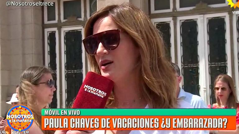 Paula Chaves habló sobre el rumor de embarazo: "Todavía no voy a confirmar nada”