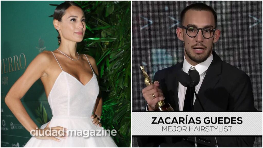 Zacarías Guedes fue elegido como el Mejor Hairstylist en los Martín Fierro de Moda 2019