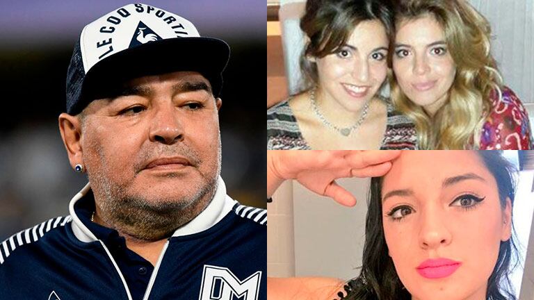 Revelaron cómo era la relación de Diego Maradona con sus hijas antes de morir