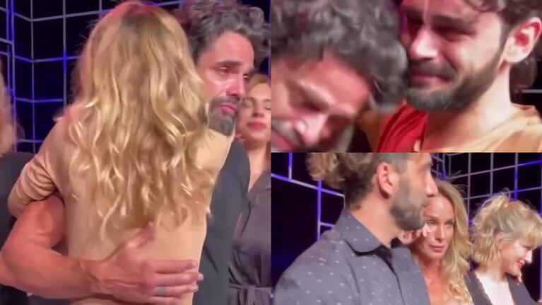 Sabrina Rojas y Gonzalo Heredia lloraron en la despedida de Luciano Castro de Desnudos: "¡Te queremos, gordo!"