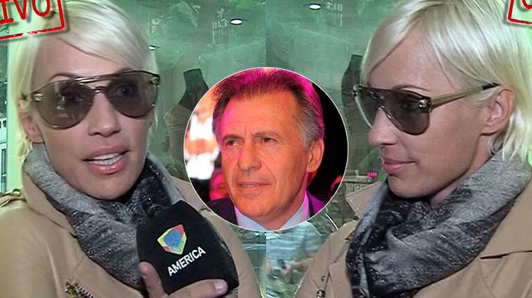 Ingrid Grudke se reencontró con Cristóbal López
