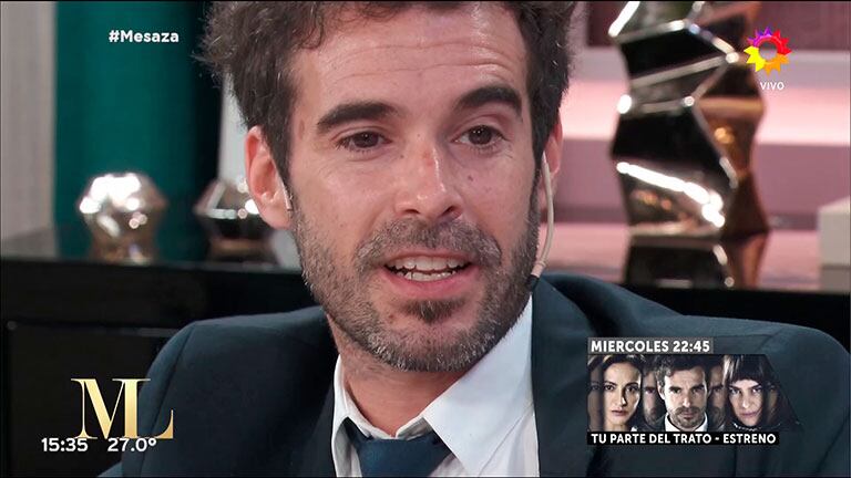 Nicolás Cabré habló de su hermano taxista: “Duilio agarró la posta de mi viejo”