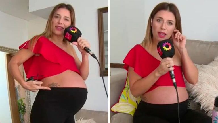 Con sus 9 meses de emparazos cumplidos, Mariana Brey reveló que estuvo dos días enteros llorando de dolor