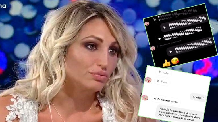 Nuevos audios de Vicky Xipolitakis quejándose que le mandaron 'poquito' de canje: "Es todo hermoso pero no es lo que hablamos"