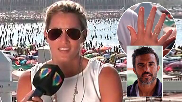 La reacción de Mica Viciconte cuando Fabián Cubero le regaló un anillo en San Valentín