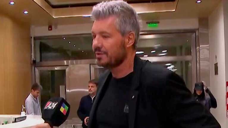 Así llegó Marcelo Tinelli a firmar su contrato en América TV
