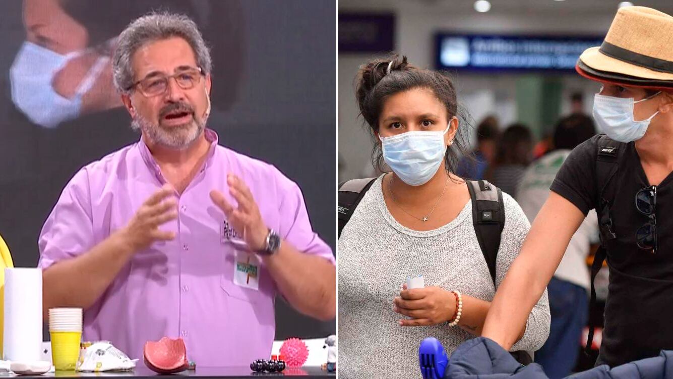 ¿Quiénes deben usar barbijo? Las recomendaciones del doctor Santa María: únicamente en dos casos puntuales