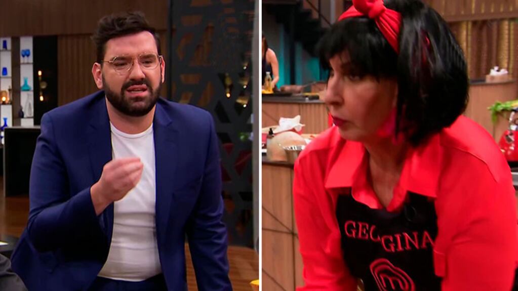 Georgina Barbarossa colmó la paciencia de Damián Betular en MasterChef Celebrity