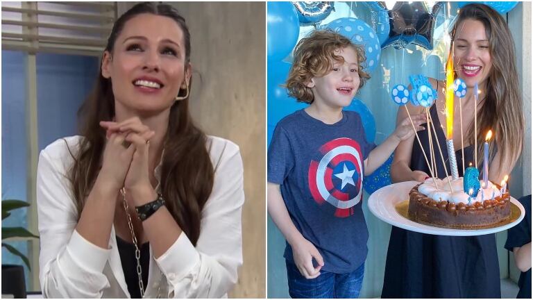 La emoción de Pampita al saludar a su hijo Benicio en el día de su cumpleaños: "Es el bebé más mimado y malcriado"