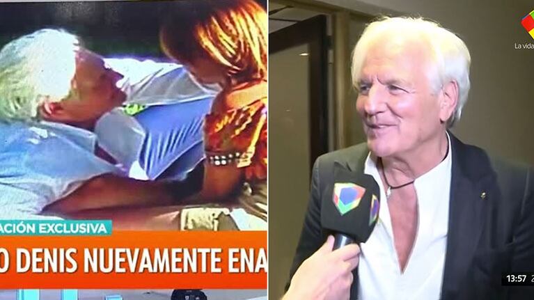 Sergio Denis, de novio ¡con una compañera de colegio de su hija!: “Ella me pone de buen humor”