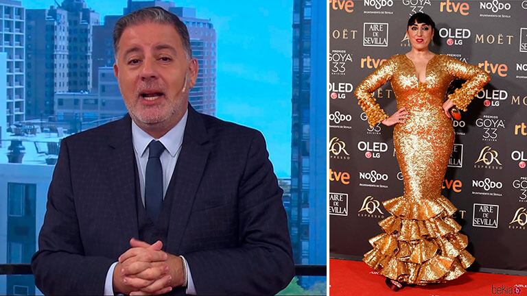 El picante comentario de Fabián Doman por el look de Rossy de Palma en los premios Goya 2019