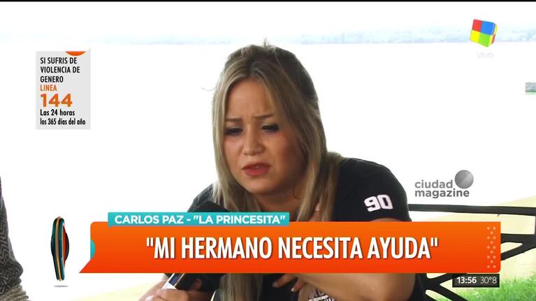 Karina la Princesita contó qué fue lo que desató el grave episodio de violencia de género con su hermano