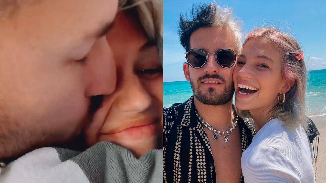 Stefi Roitman sorprendida por Ricky Montaner: "Cuán felices nos hacen estos besos"