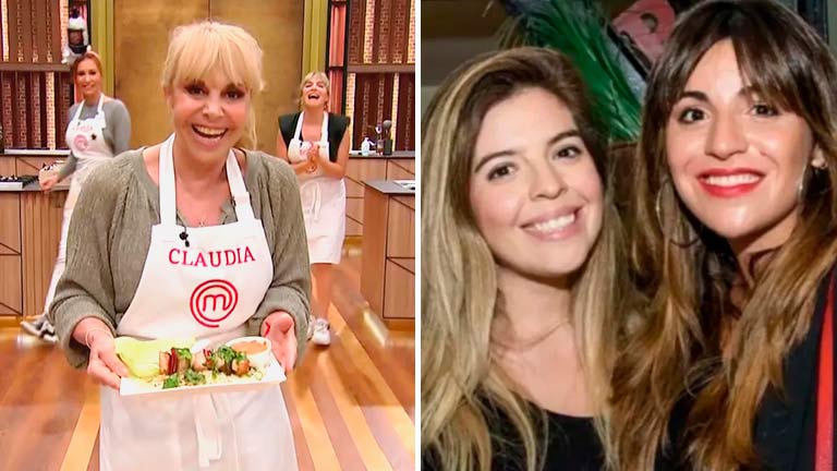 Claudia Maradona les dio el gusto a Dalma y a Gianinna en MasterChef Celebrity