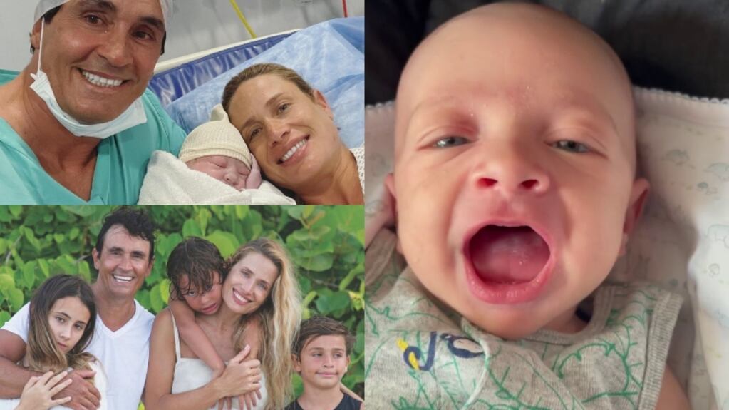 Sebastián Estevanez y el video más dulce de su bebé recién nacido: "El primer 'ajó'"