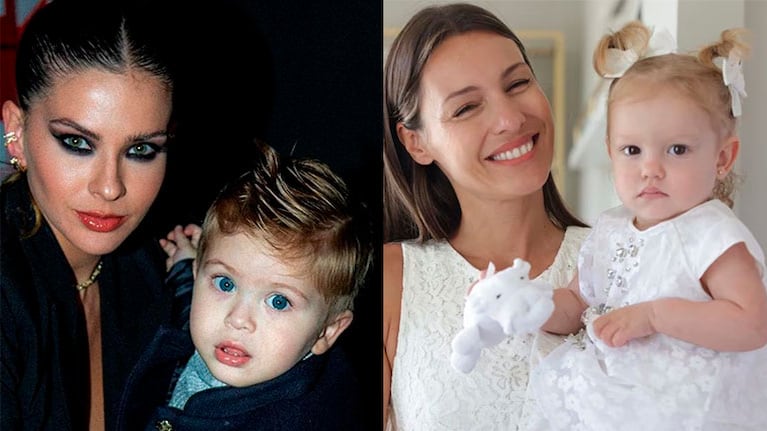 El dulce video que subió Pampita de Ana García Moritán y Amancio Vicuña jugando