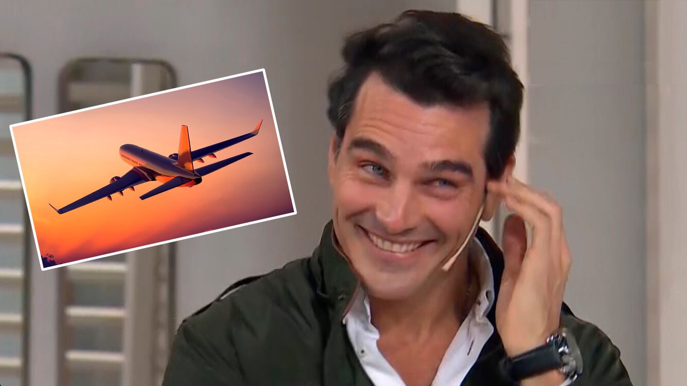 Hernán Drago contó que jugó una apuesta con un amigo ¡y mirá qué tuvo que hacer en pleno vuelo!