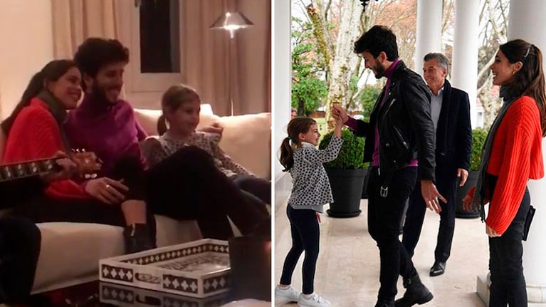 ¡Sueño cumplido! Tini Stoessel y Sebastián Yatra visitaron la Quinta de Olivos y cantaron con Antonia Macri