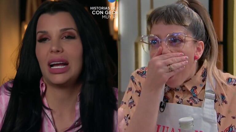 Charlotte Caniggia y una desopilante frase para Juariu en MasterChef Celebrity: "Sos mi única amiga acá, ‘Jairu’"