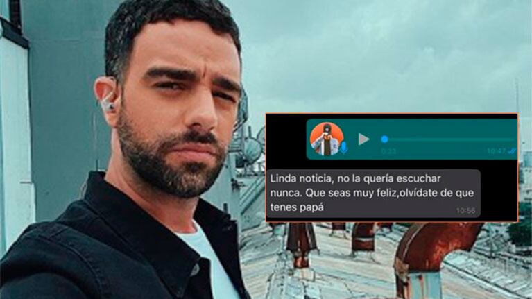 Diego Poggi habló tras mostrar el fuerte mensaje de su padre: "No lo volvería a hacer"