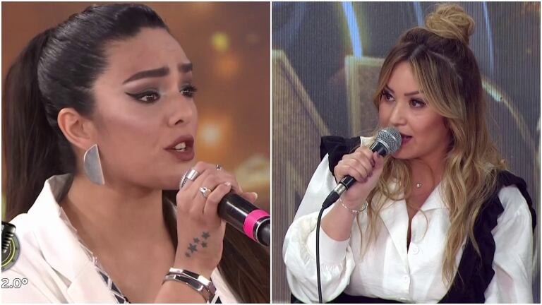 El fuerte cruce de Karina La Princesita con Ángela Leiva en el Cantando 2020: "Te paseaste por todos los programas hablando pestes de mí"
