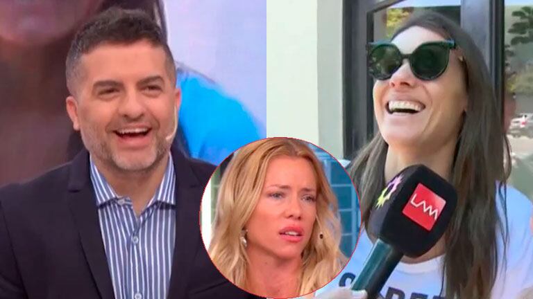 Pampita y Ángel de Brito bromearon sobre Nicole Neumann en el jurado