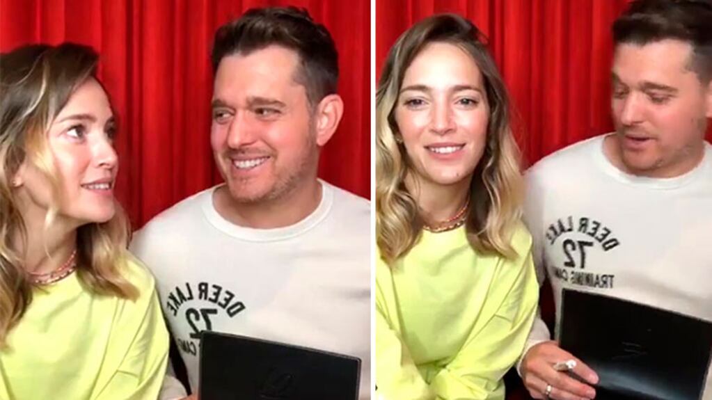 Michael Bublé halagó a Luisana en su anteúltimo live de Facebook