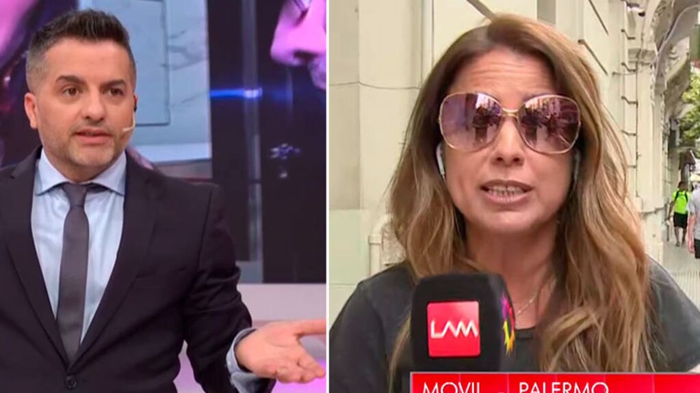 Marina Calabró le pasó factura en vivo a Ángel de Brito en LAM