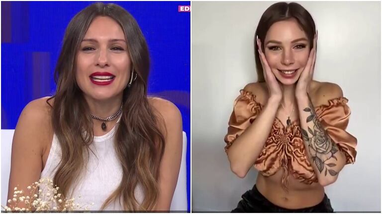 El picante mensaje de Pampita al ver la cinturita de Romina Malaspina en vivo: "¿Es real?"