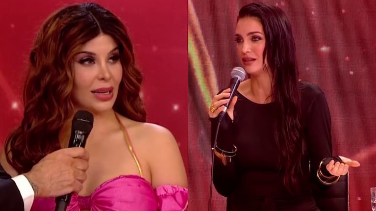 Tenso cara a cara de Carlotte Caniggia con Zaira Nara en Bailando 2023