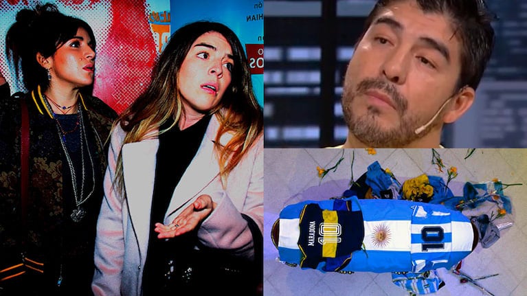 Chino Maradona contó cómo fue su emotivo encuentro con Dalma y Gianinna en el velorio íntimo de Diego: "Mis primas están destruidas"