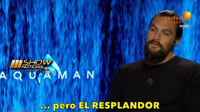 Entrevista exclusiva con Jason Momoa, protagonista de Aquaman, el rey de Atlantis
