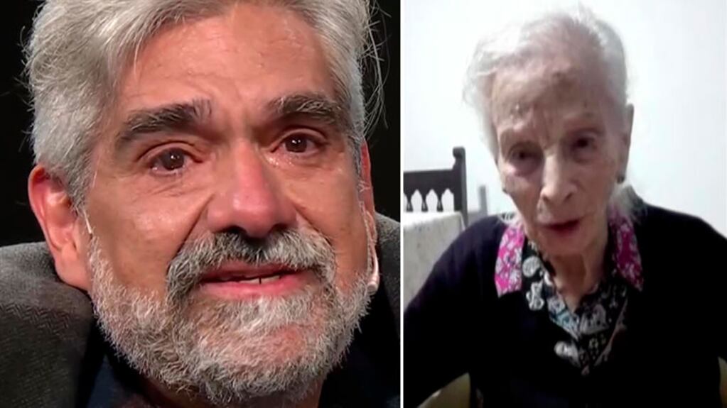El hijo de Nacha Guevara se emocionó con un llamado de su abuela, de 101 años