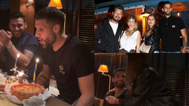 Lisandro López celebró su cumpleaños con Mica y Marcelo Tinelli